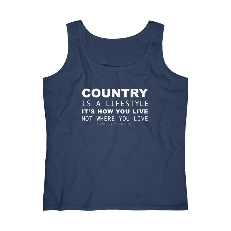 Women's Country Is A Lifestyle Tank