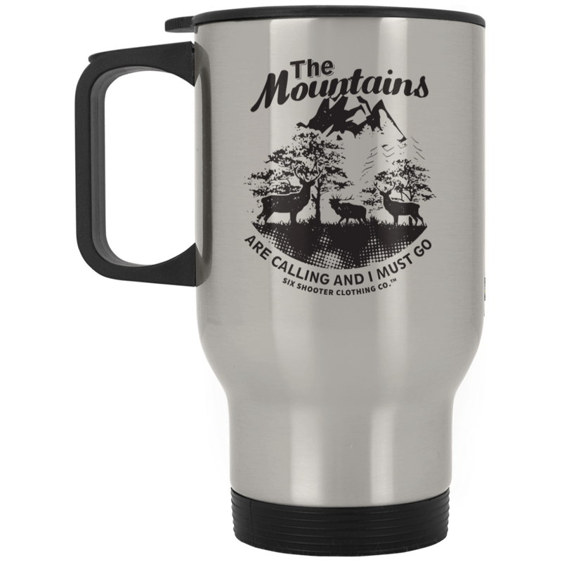 Deer & Elk Mountains Are Calling Travel Mug