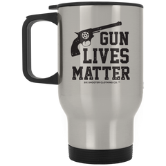 Second Amendment G U N Lives Matter Travel Mug