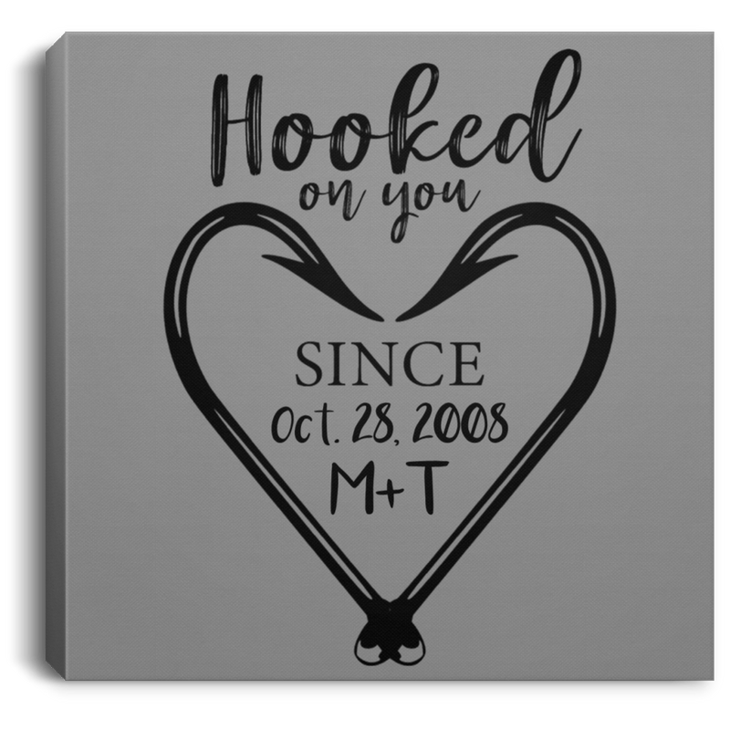 Hooked on You Personalized Wall Hanging