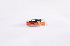 Blaze Orange Camo Titanium Wedding Ring