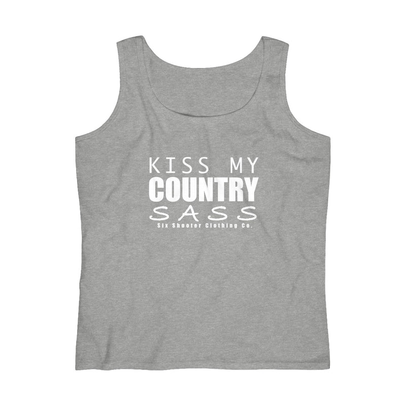 Women's Kiss My Country Sass Tank