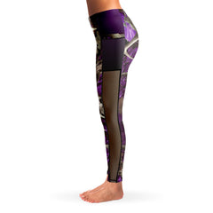 Camo & Country Women's Purple Camo Mesh Pocket Leggings