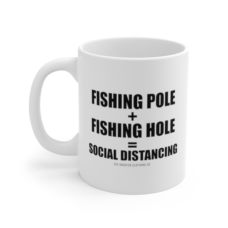 Fishing Social-Distancing Coffee Mug