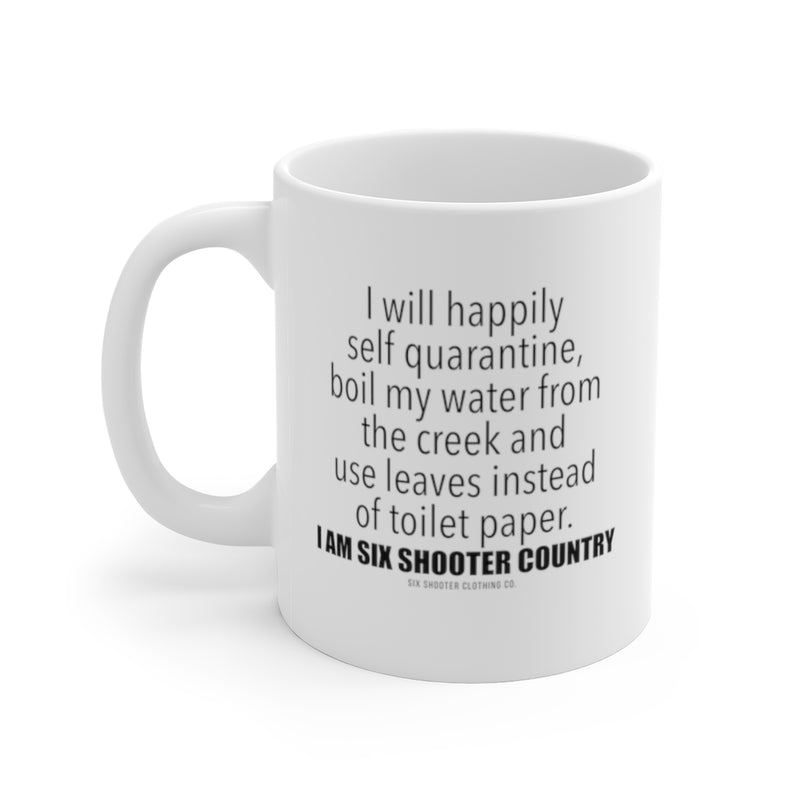 Happily Self Quarantine Coffee Mug