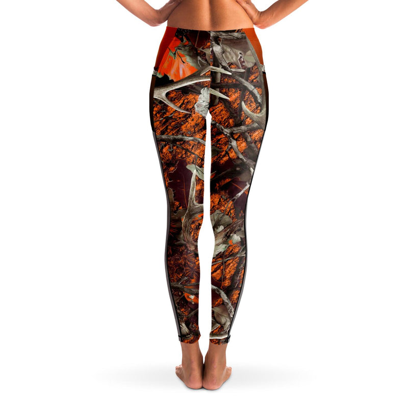 Hunting Leggings Realistic Branches and Leaves Camo – Jazzy Shopper®