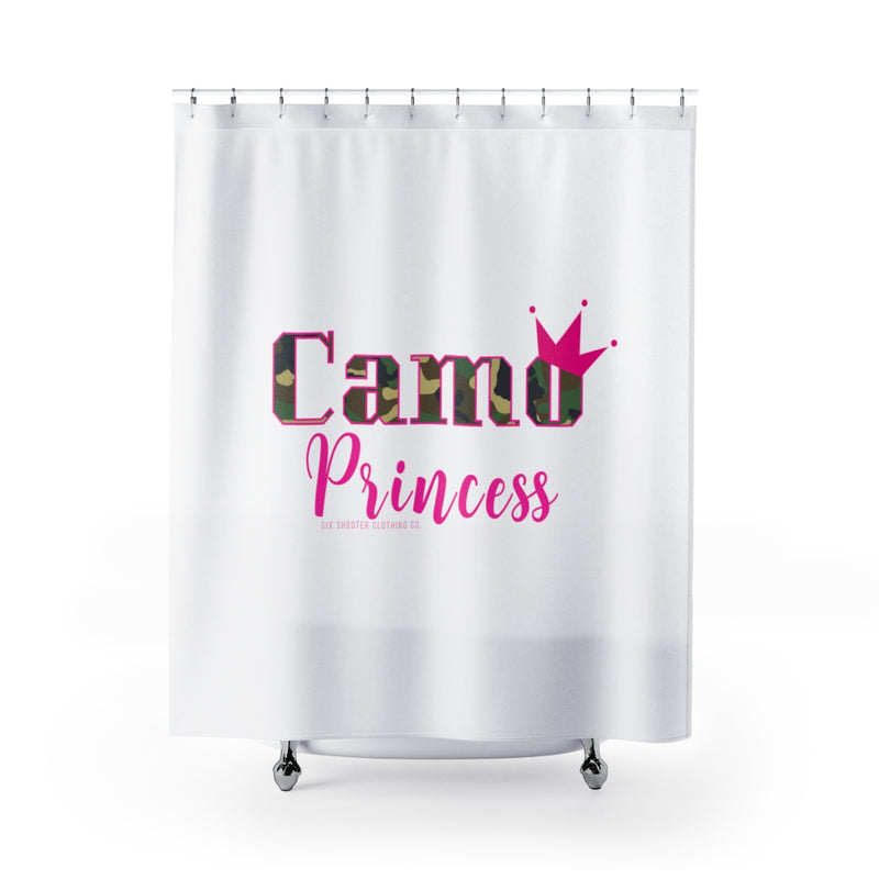 Camo Princess Shower Curtain