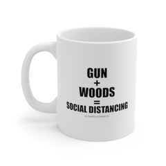 Gun Social Distancing Coffee Mug