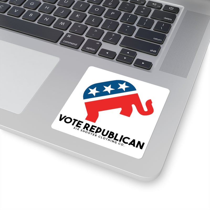 Vote Republican Elephant Sticker