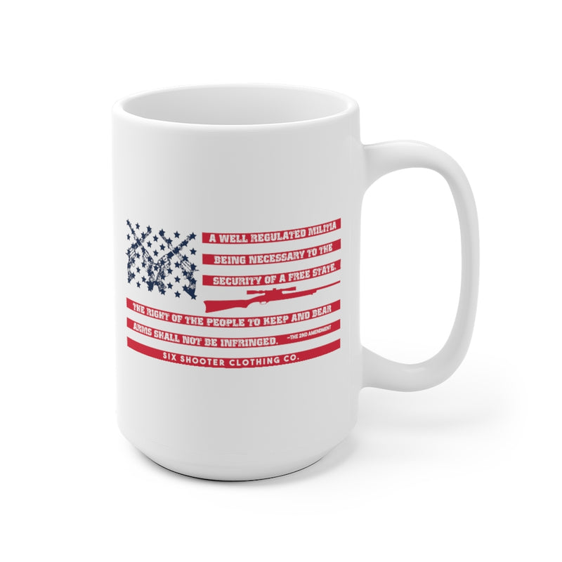 2nd Amendment Flag Mug
