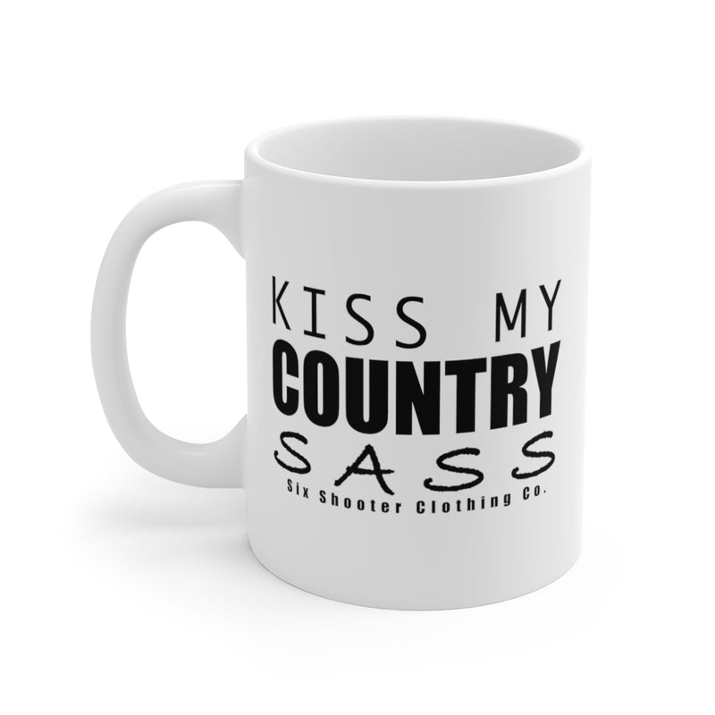 Kiss My Country Sass Coffee Mug