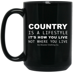 Country Is A Lifestyle Coffee Mug