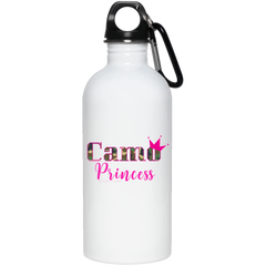 Camo Princess 20 oz. Stainless Steel Water Bottle