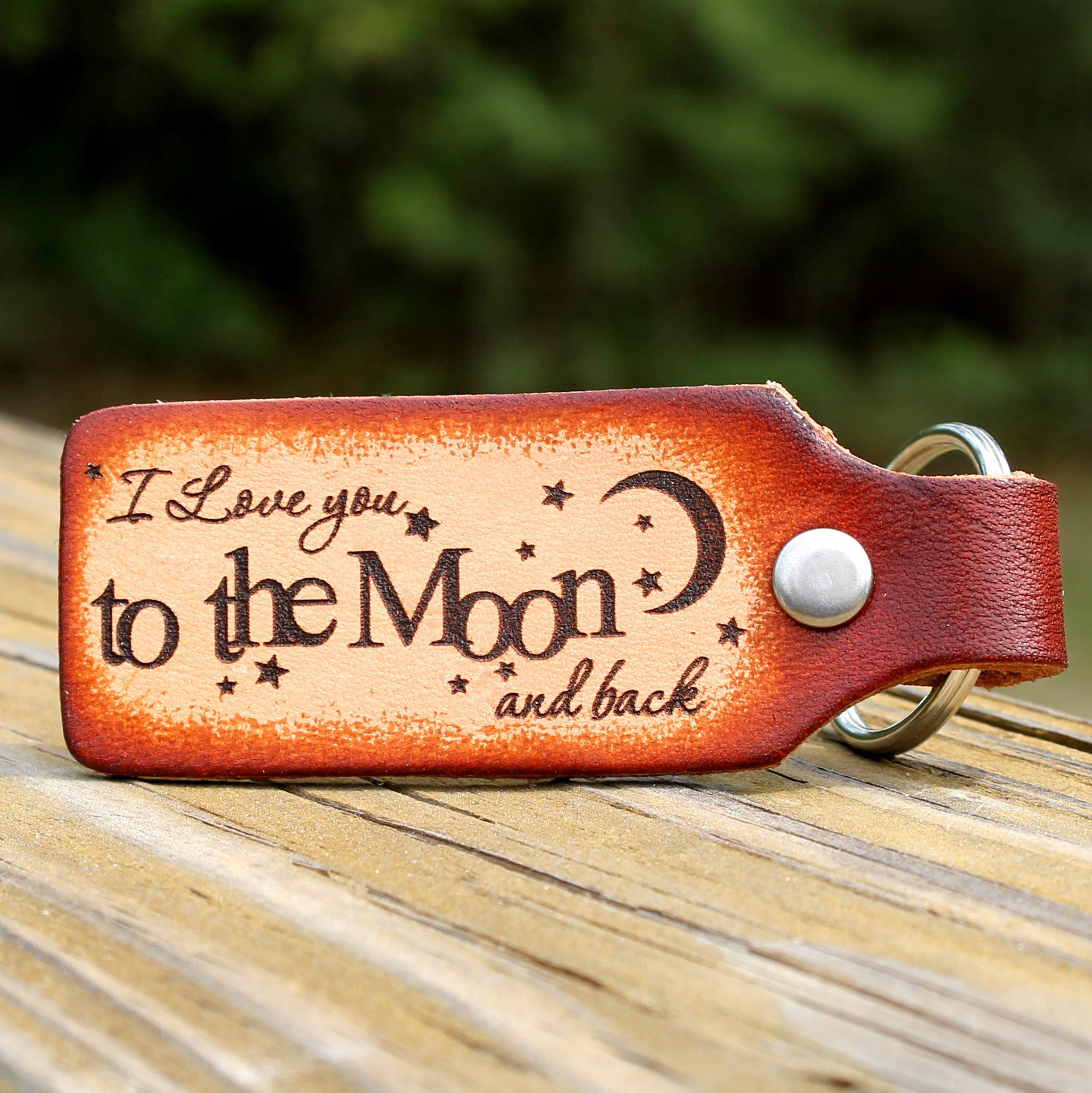 You Are Loved Leather Keychain
