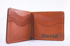 Camo Premium Leather Bi-Fold Wallet