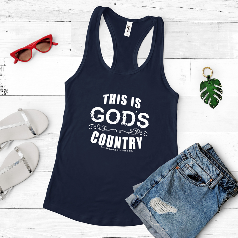 This is God's Country Racerback Tank