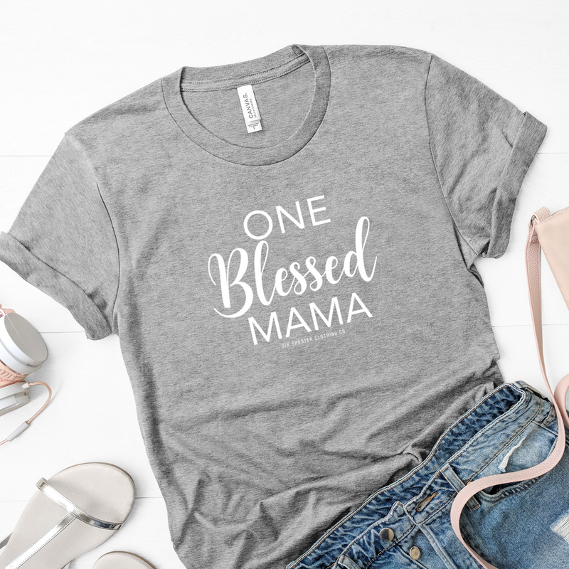 One Blessed Mama Tee | Six Shooter Gifts
