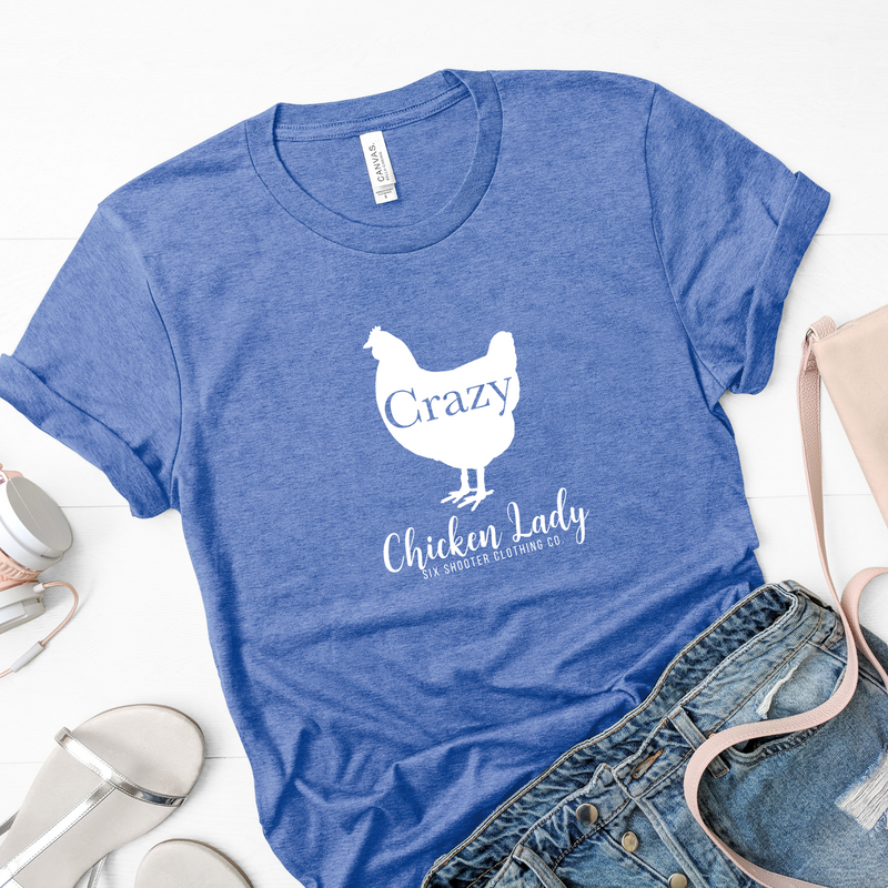 Crazy Chicken Lady Tee