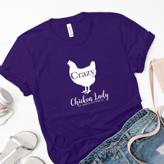 Crazy Chicken Lady Tee