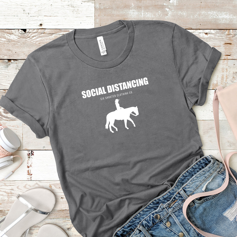 Social Distancing Horse Tee