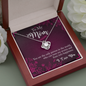 Together Forever Never Apart Knot Necklace for my Mom