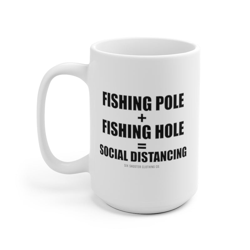 Fishing Social-Distancing Coffee Mug