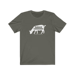 Women's Redneck Lawnmower Goat Tee