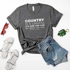 Women's Country Is A Lifestyle Tee
